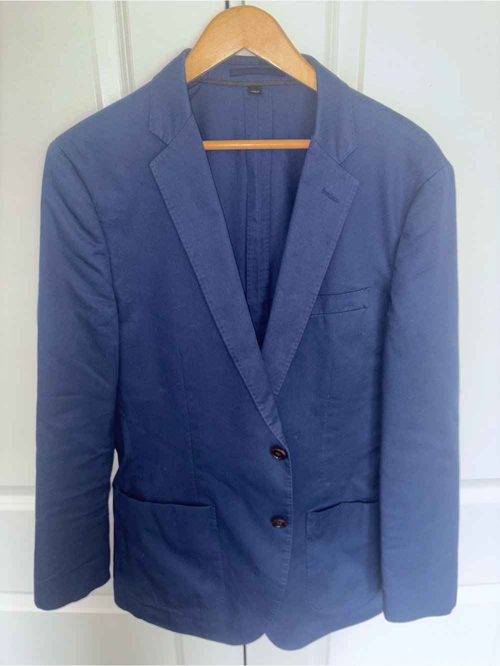 J. Crew Classic Navy Blazer with Notch Lapel